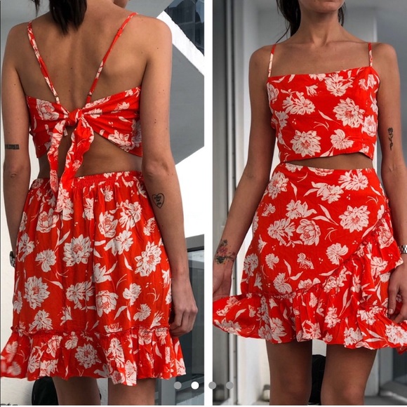 Free People Dresses & Skirts - free people two piece floral set